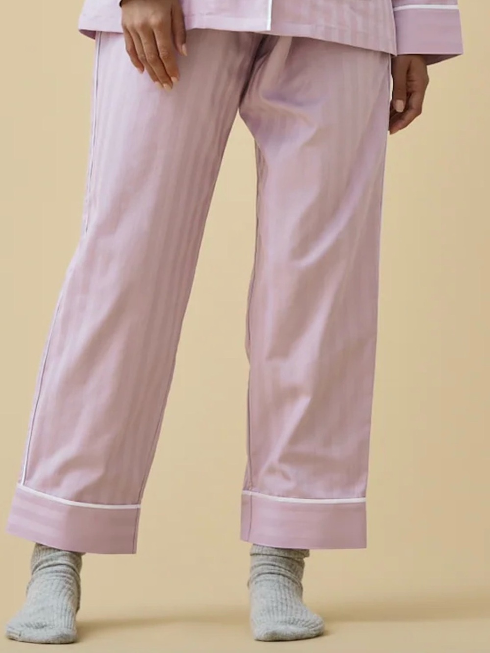 KIP Luxurious 100% Cotton Premium Pajama pants (only) Classic Lavender Size med